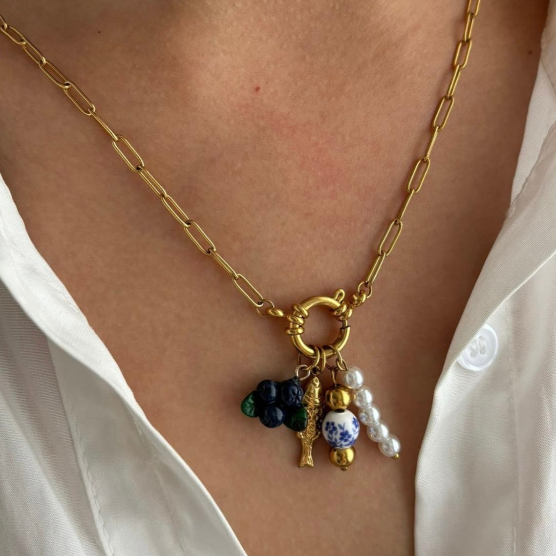 CHARM NECKLACE | 18K GOLD PLATED