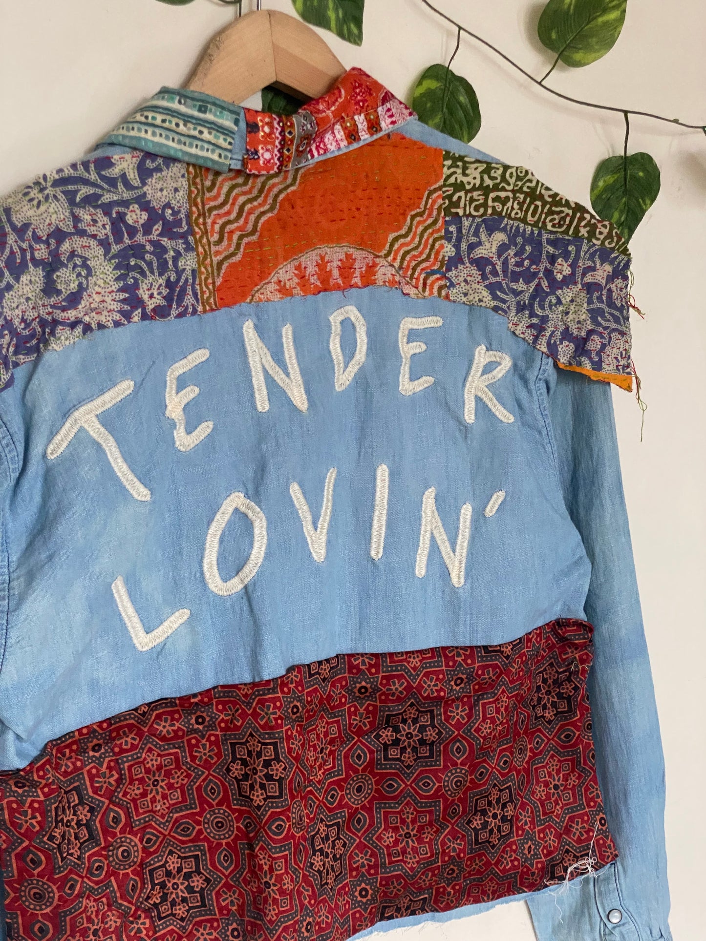 Patchwork Crop Shirt
