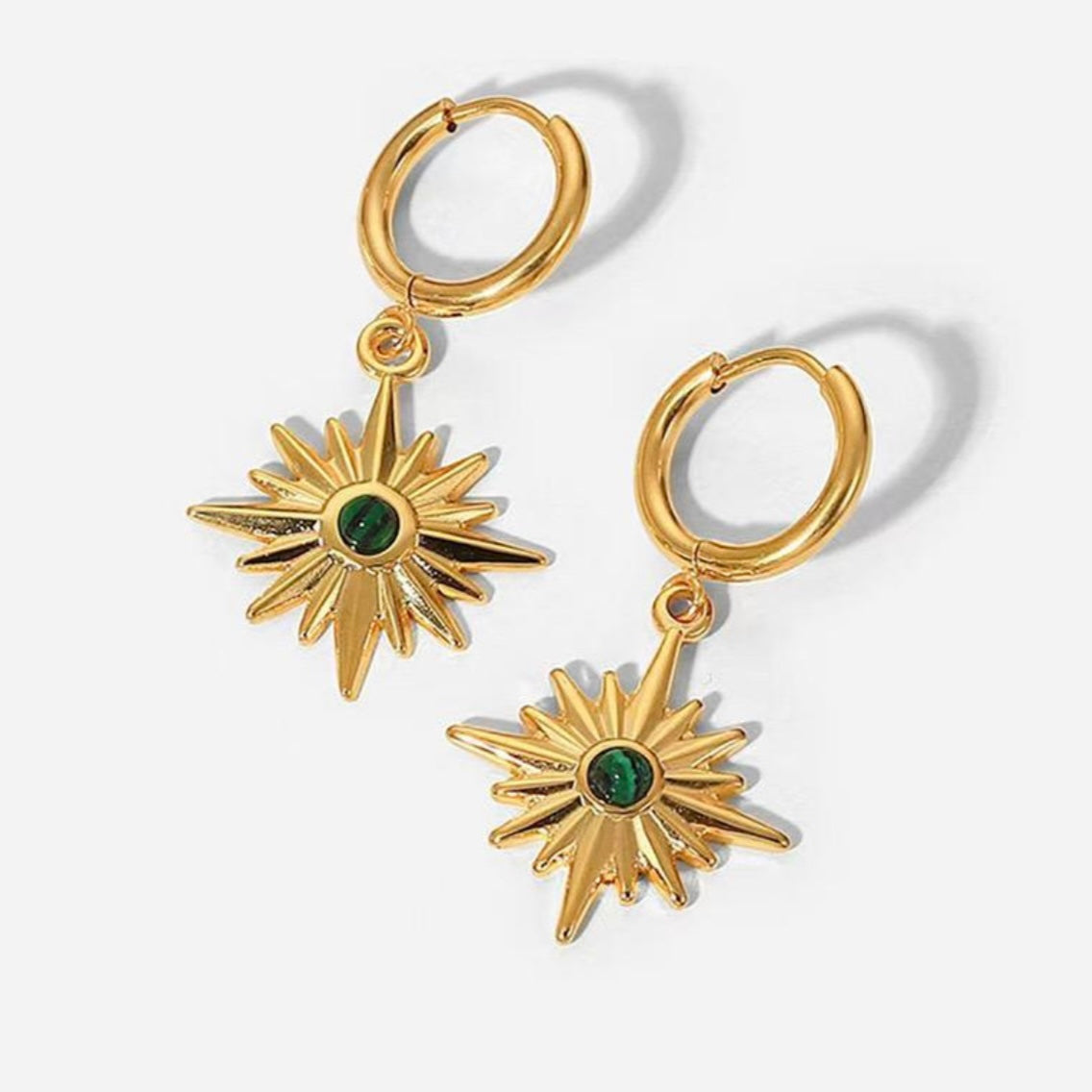 AMIE GOLD EARRINGS | 18K GOLD PLATED