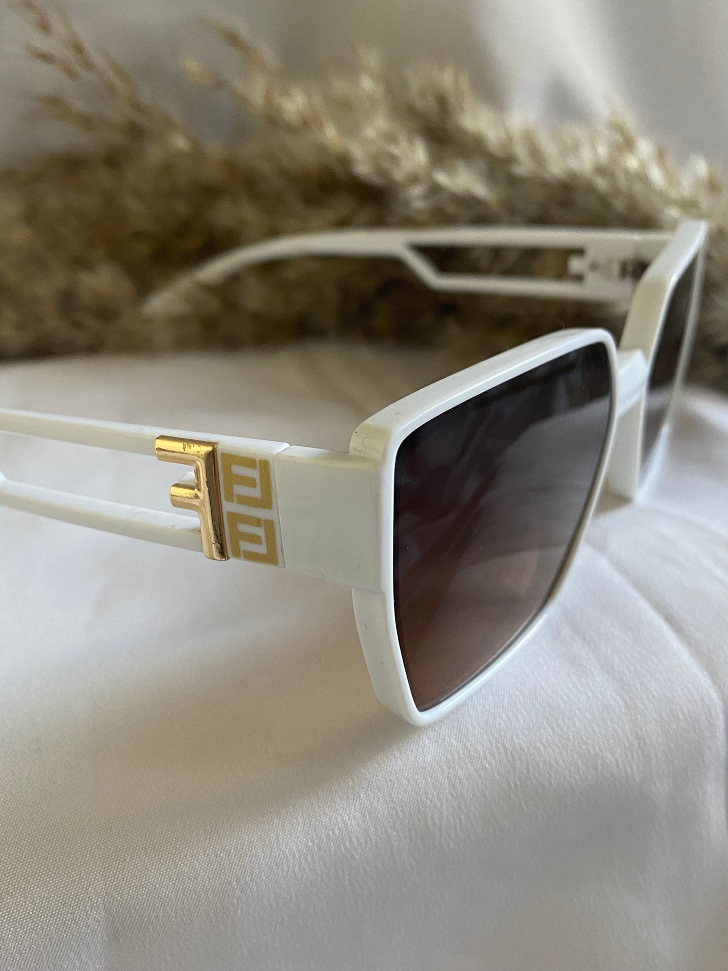 White Frame Shades