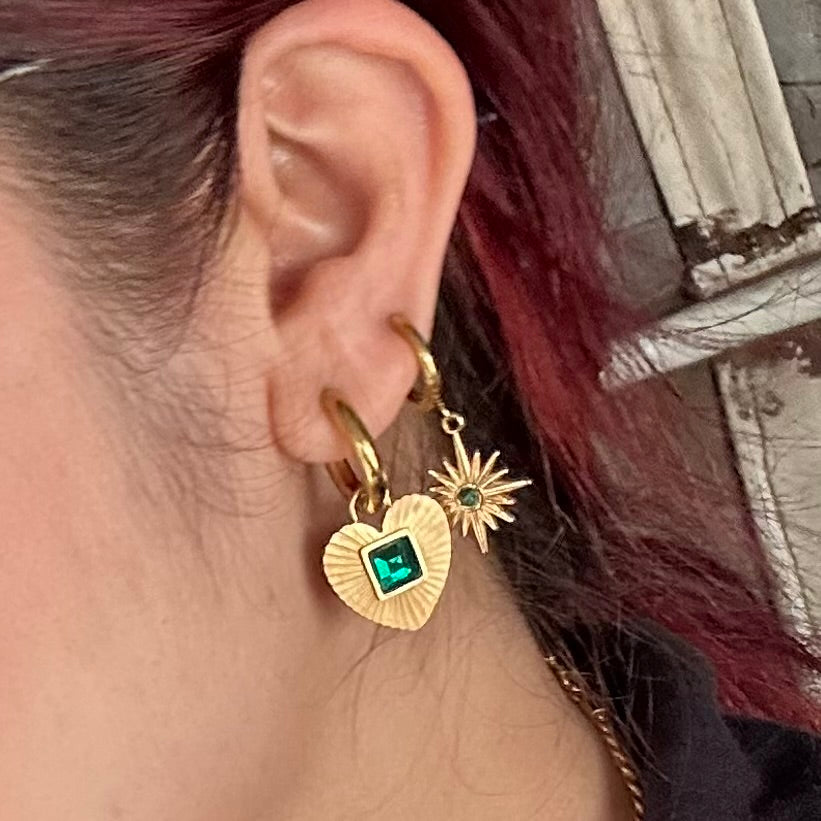 AMIE GOLD EARRINGS | 18K GOLD PLATED