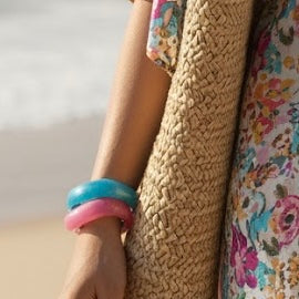 BERRY RESIN BANGLE SET