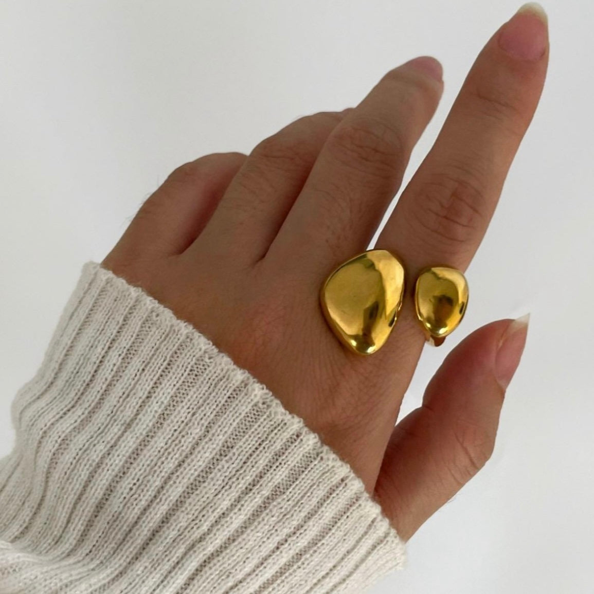 CHUNKY BOLD RING | 18K GOLD PLATED