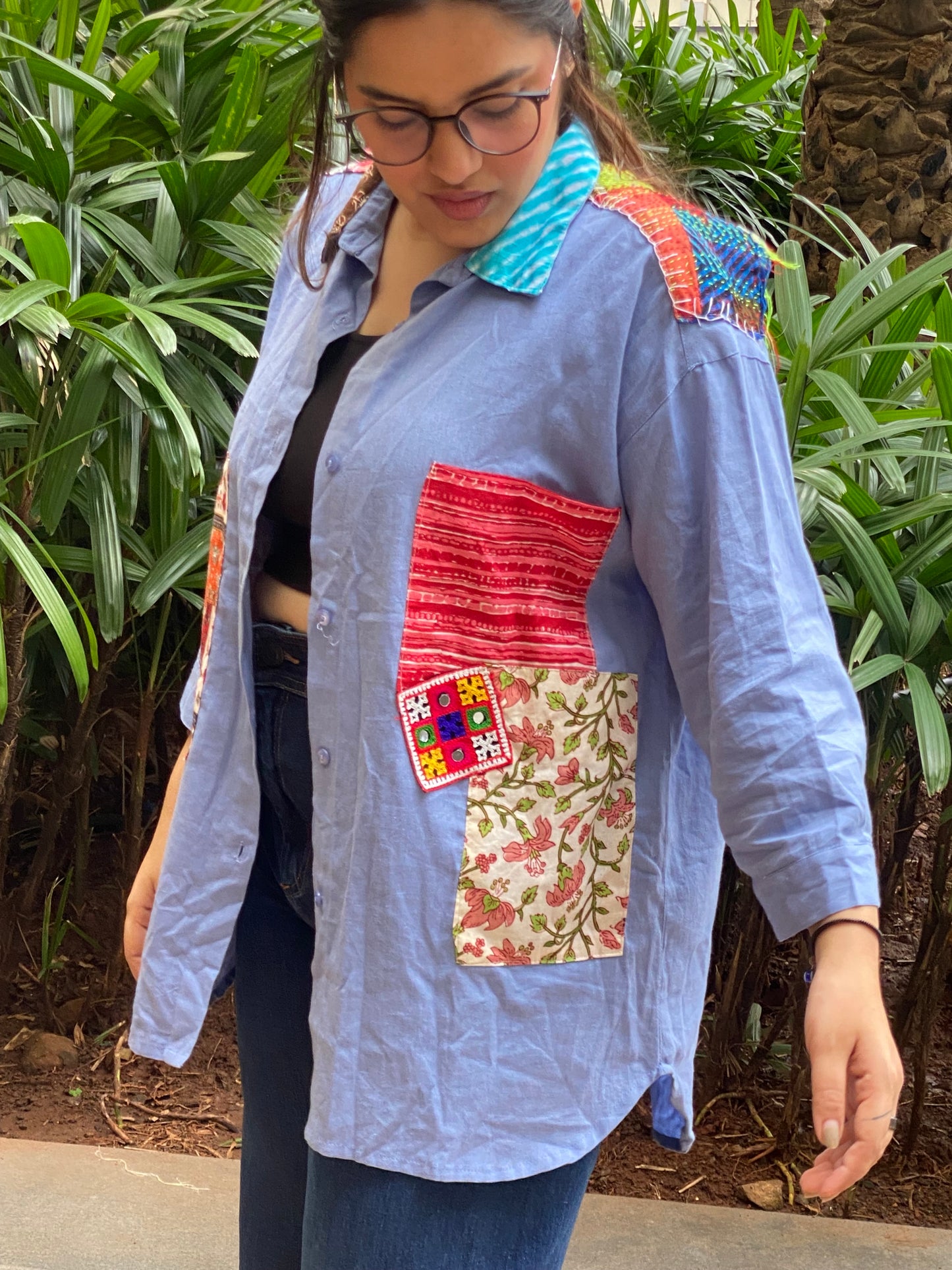 Patchwork Unisex Shirt