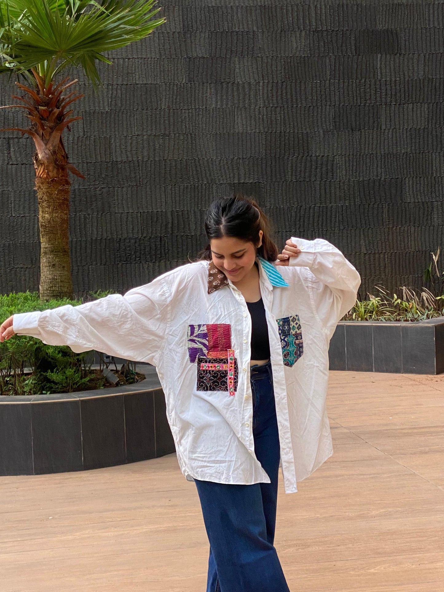 Patchwork Unisex Shirt