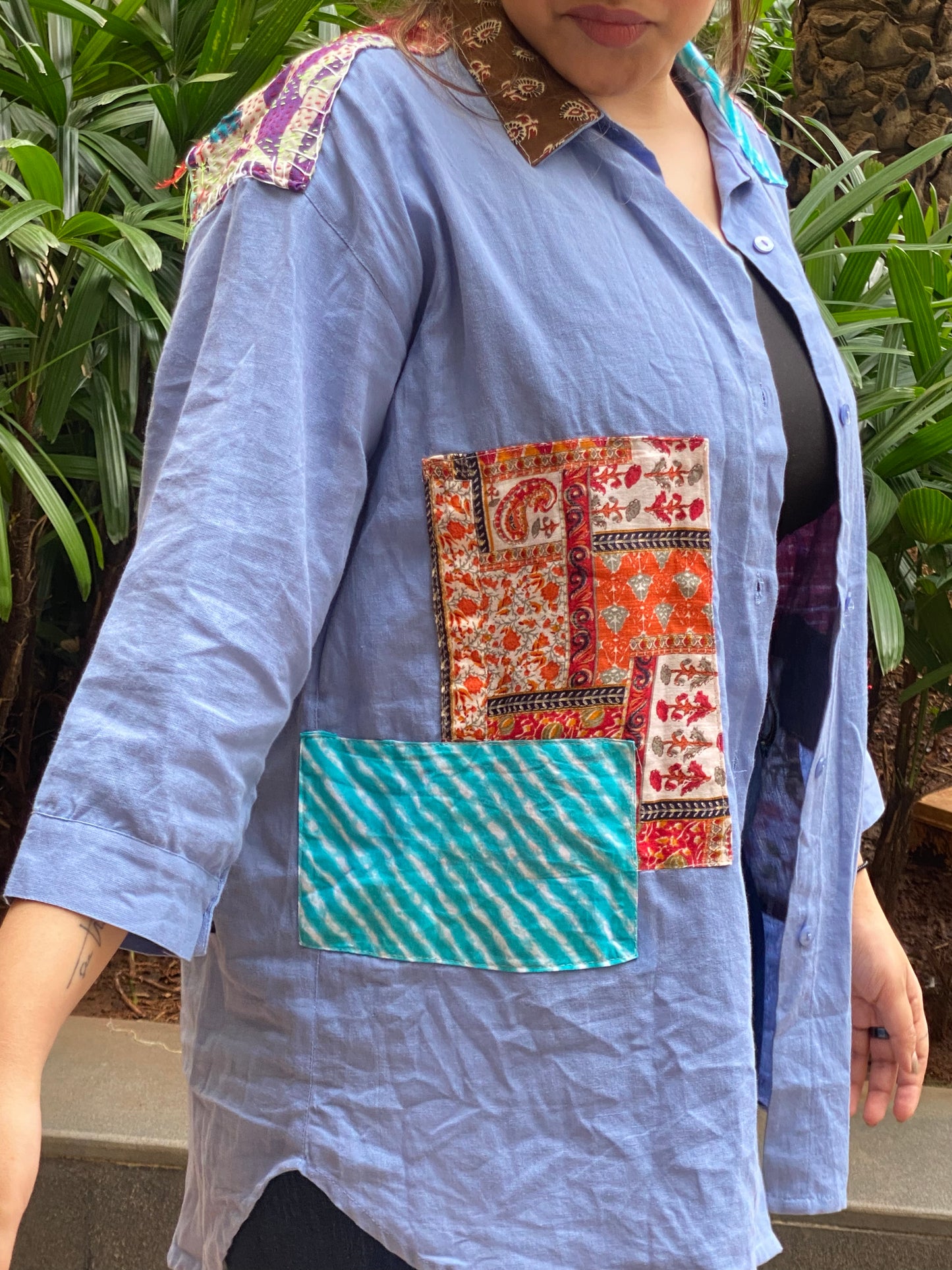 Patchwork Unisex Shirt