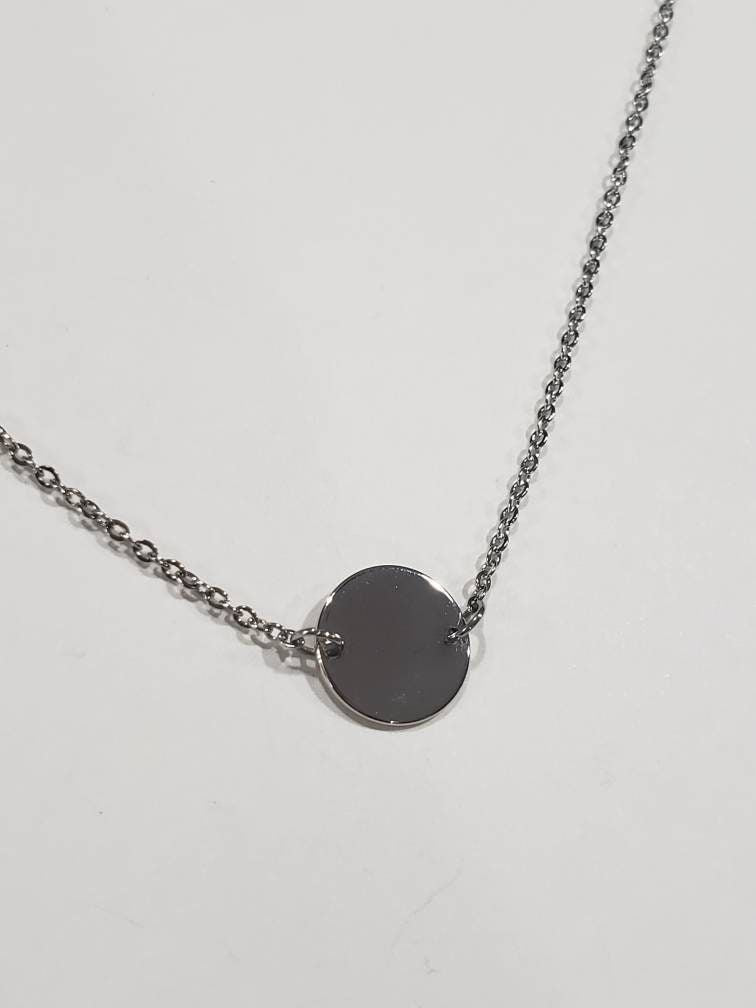 Silver coin chain