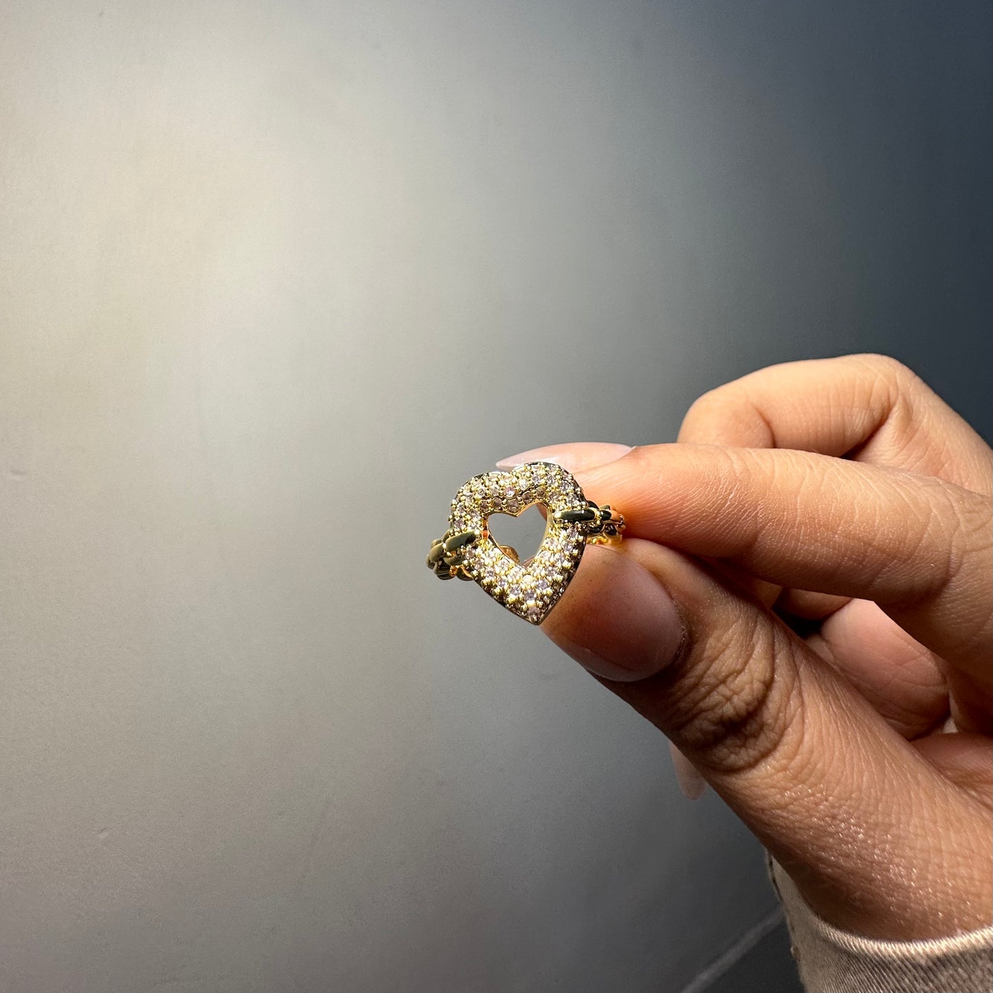 HEART ADJUSTABLE RING