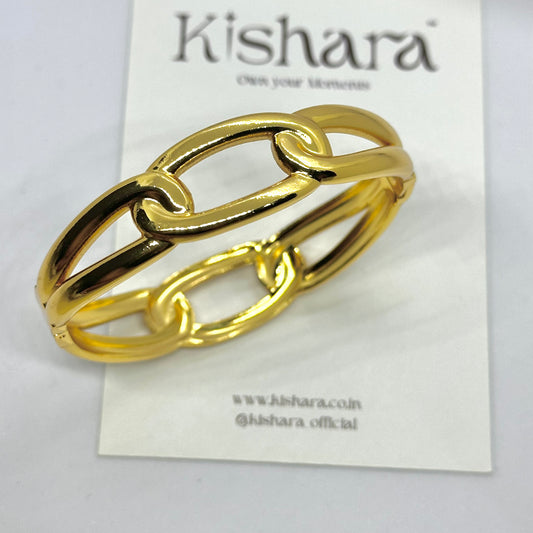 GILDED INTERLOCK BRACELET