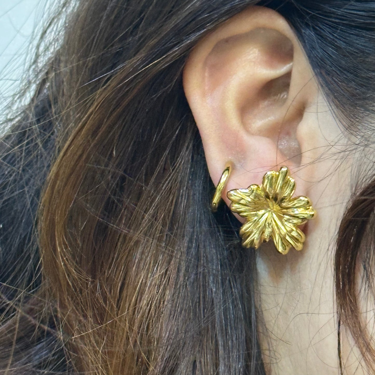 AURORA FLOWER STUDS