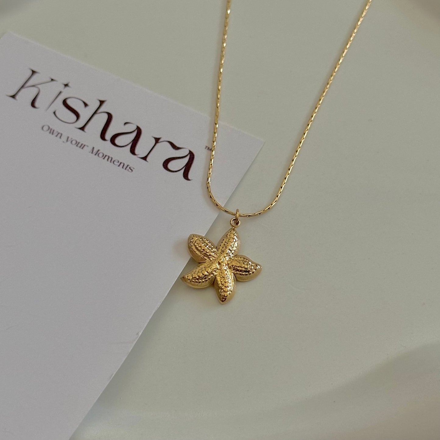 STARFISH BEACH NECKLACE | 18K GOLD PLATED