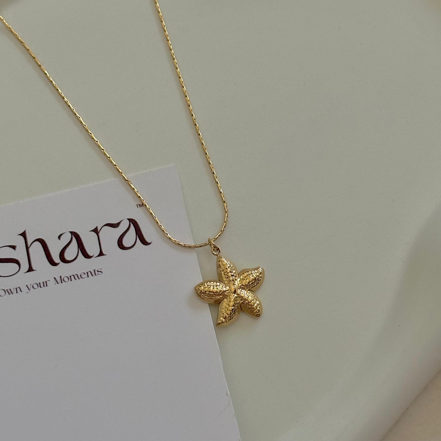 STARFISH BEACH NECKLACE | 18K GOLD PLATED