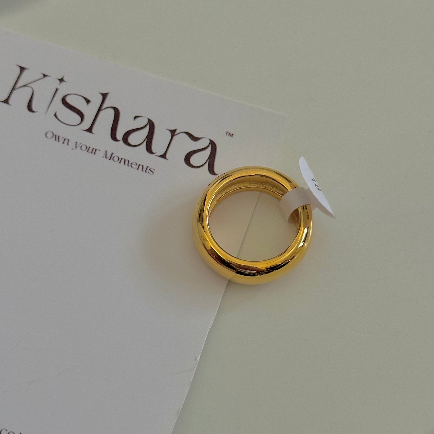 CHUNK GOLD RING | 18K GOLD PLATED