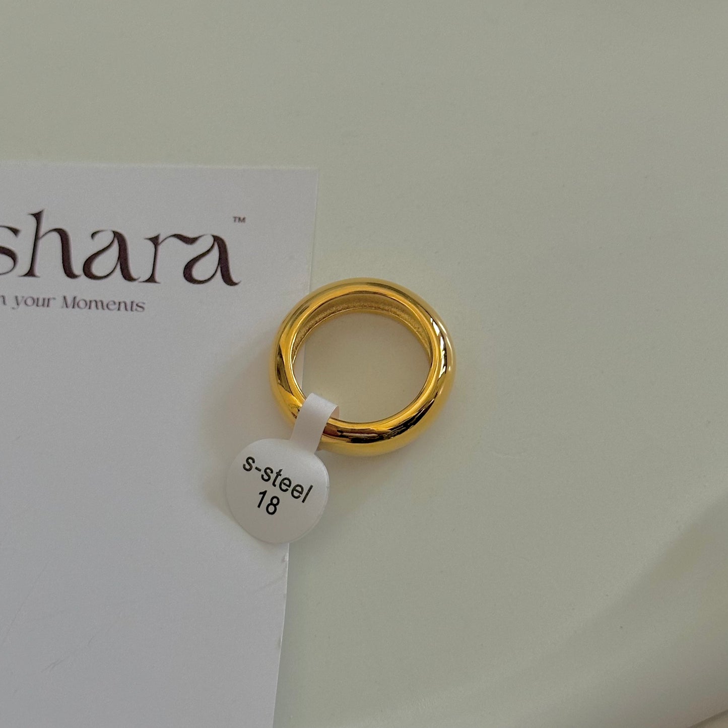 CHUNK GOLD RING | 18K GOLD PLATED