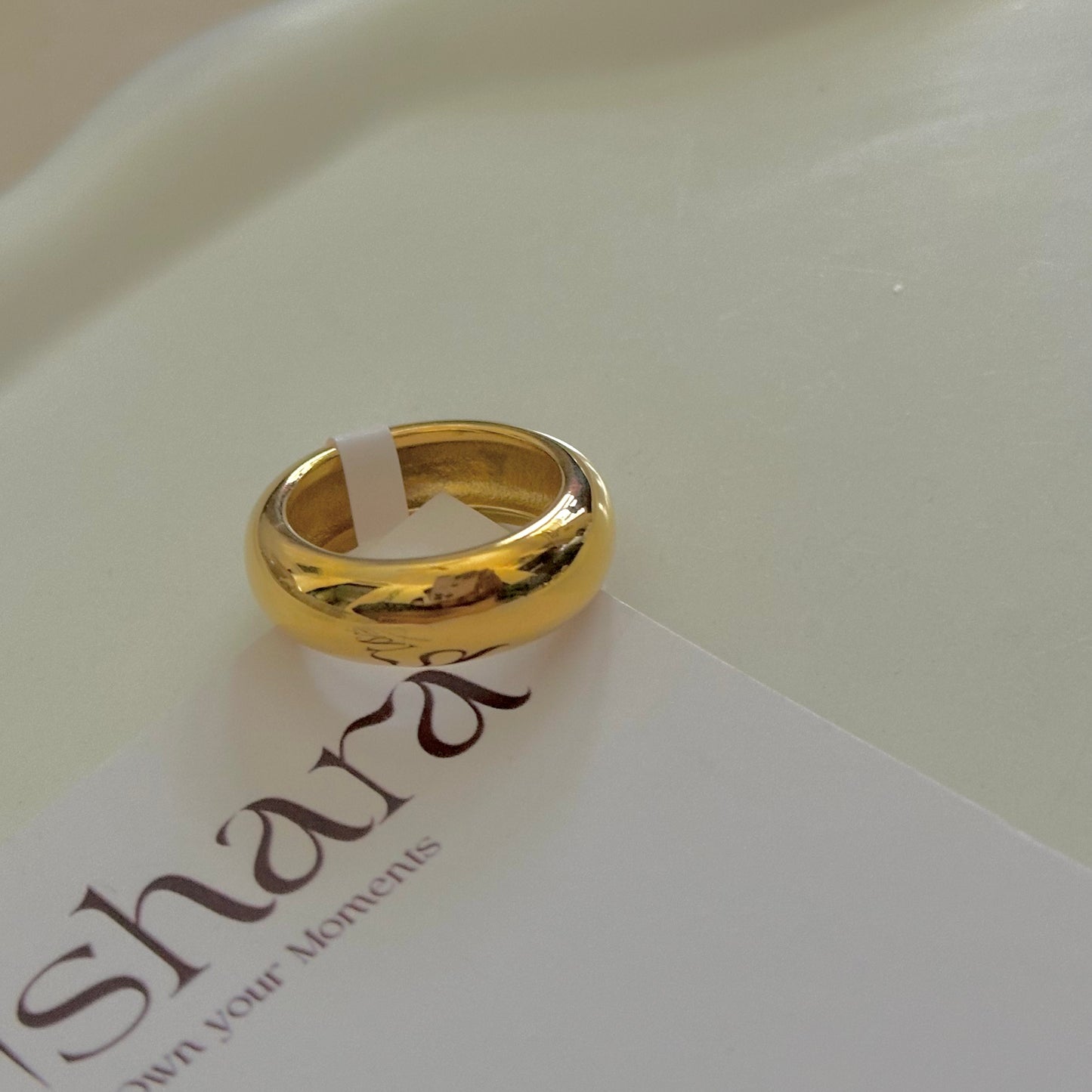 CHUNK GOLD RING | 18K GOLD PLATED