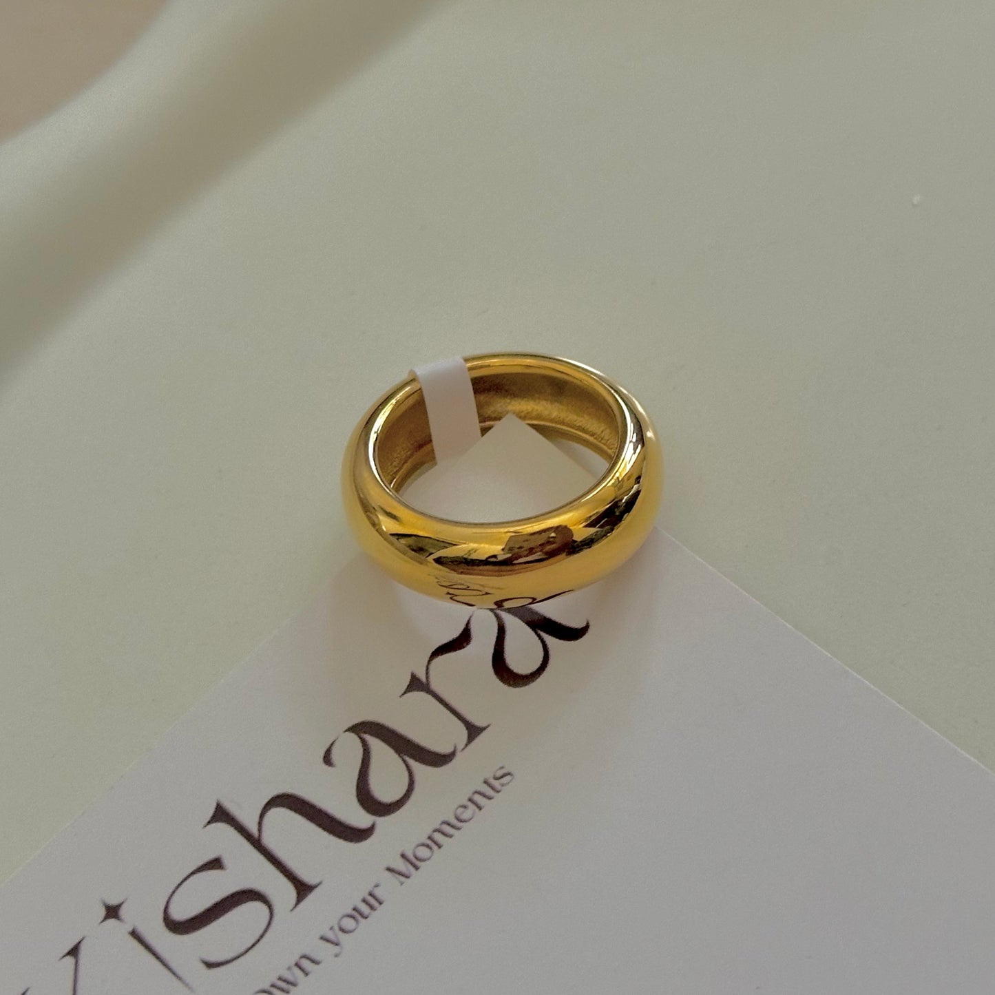 CHUNK GOLD RING | 18K GOLD PLATED