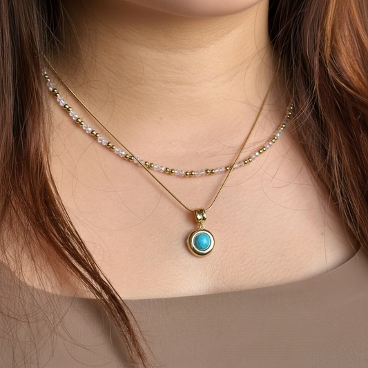 BOHEMIAN DOUBLE LAYER NECKLACE