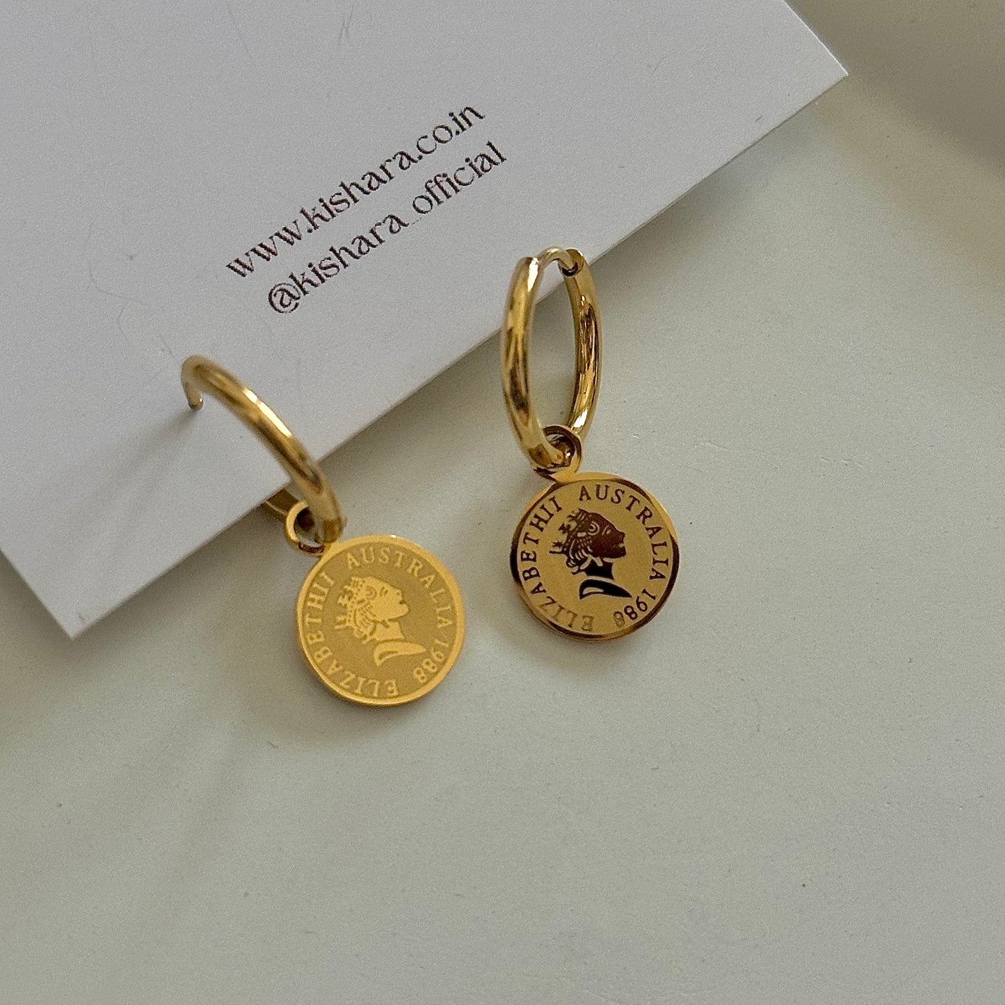 AUSTRI GOLD EARRINGS | 18K GOLD PLATED