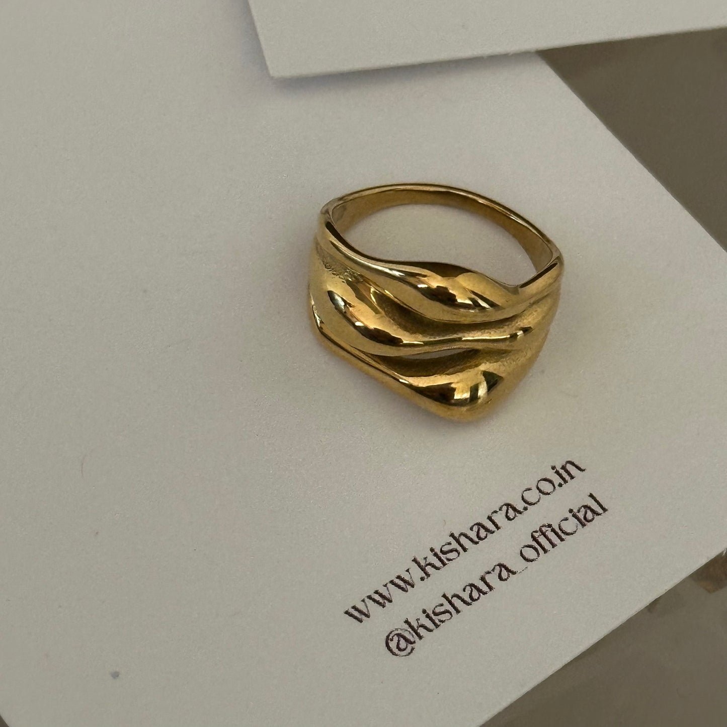 GOLD PLATED PINTRESTY RING