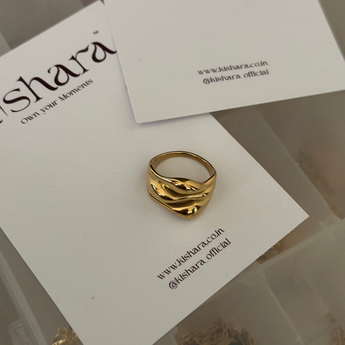 GOLD PLATED PINTRESTY RING