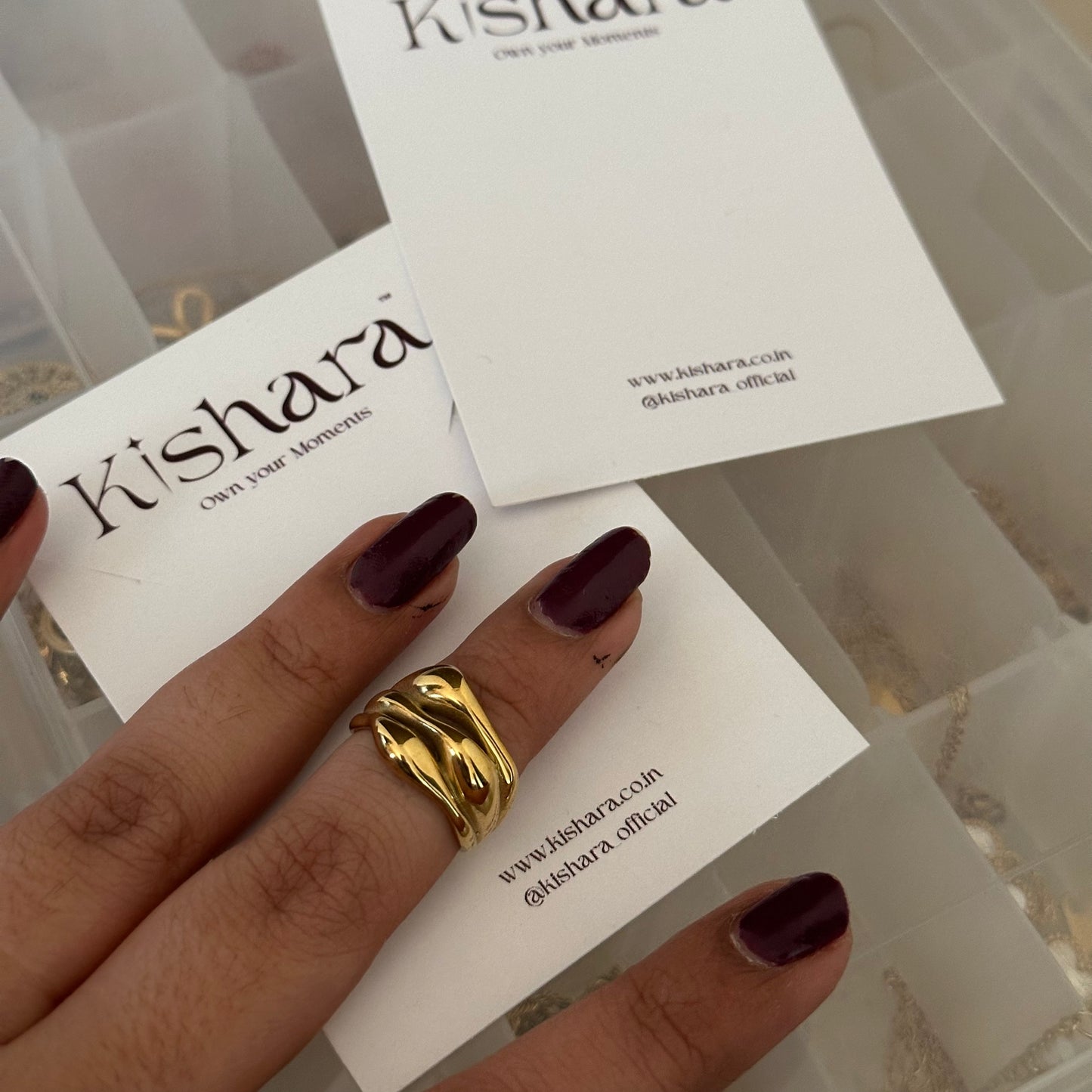 GOLD PLATED PINTRESTY RING