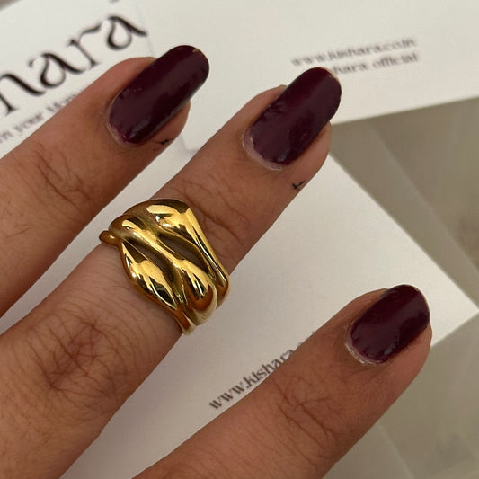 GOLD PLATED PINTRESTY RING