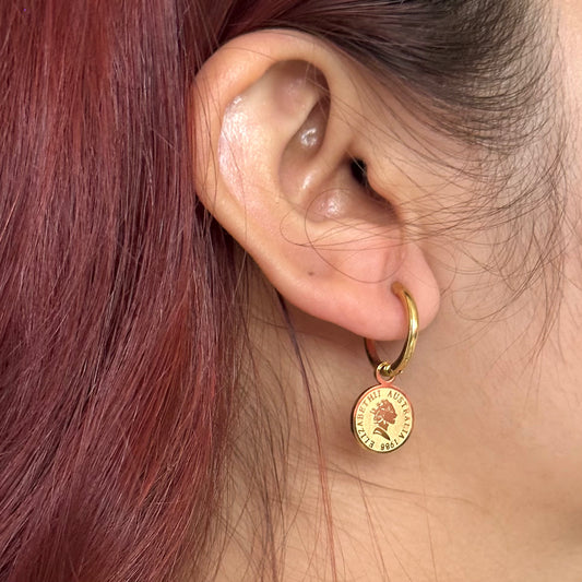 AUSTRI GOLD EARRINGS | 18K GOLD PLATED