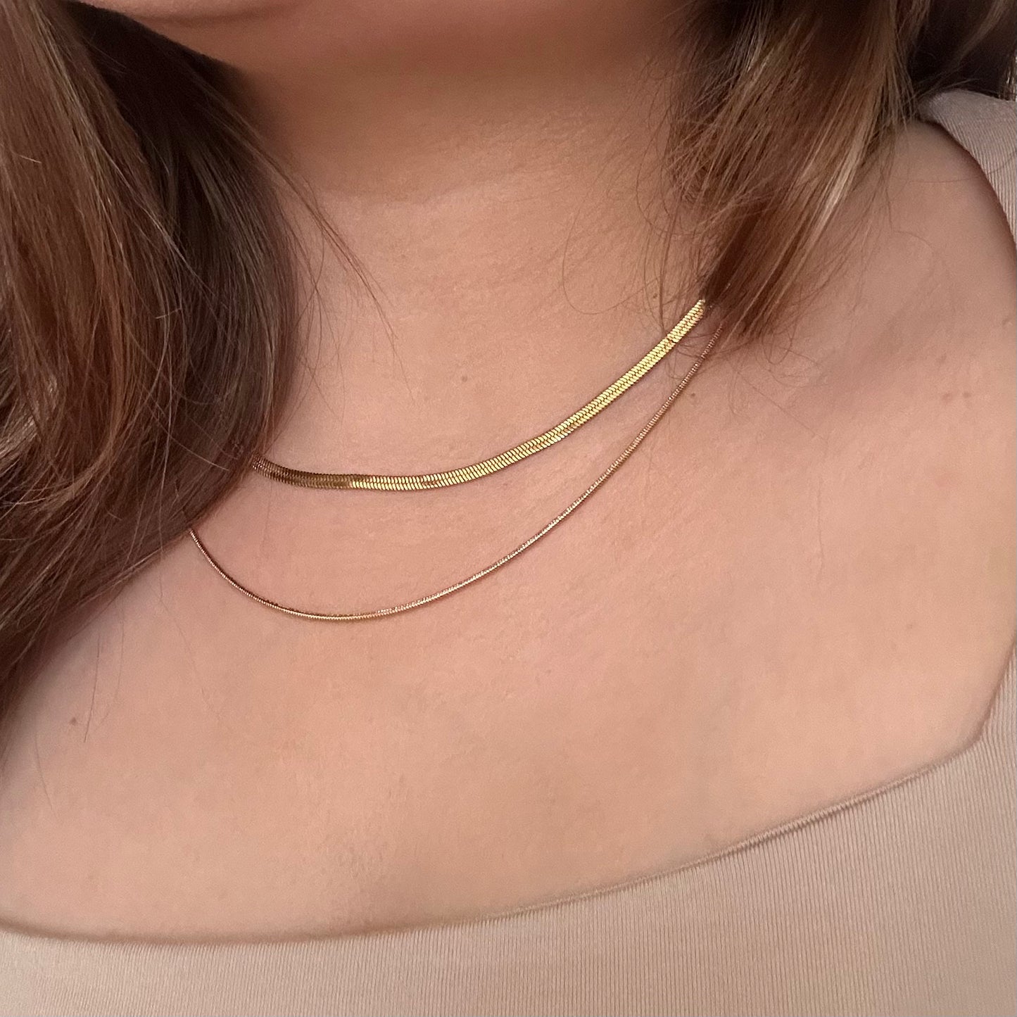 MULTI LAYER GOLD EVERYDAY WEAR NECKLACE
