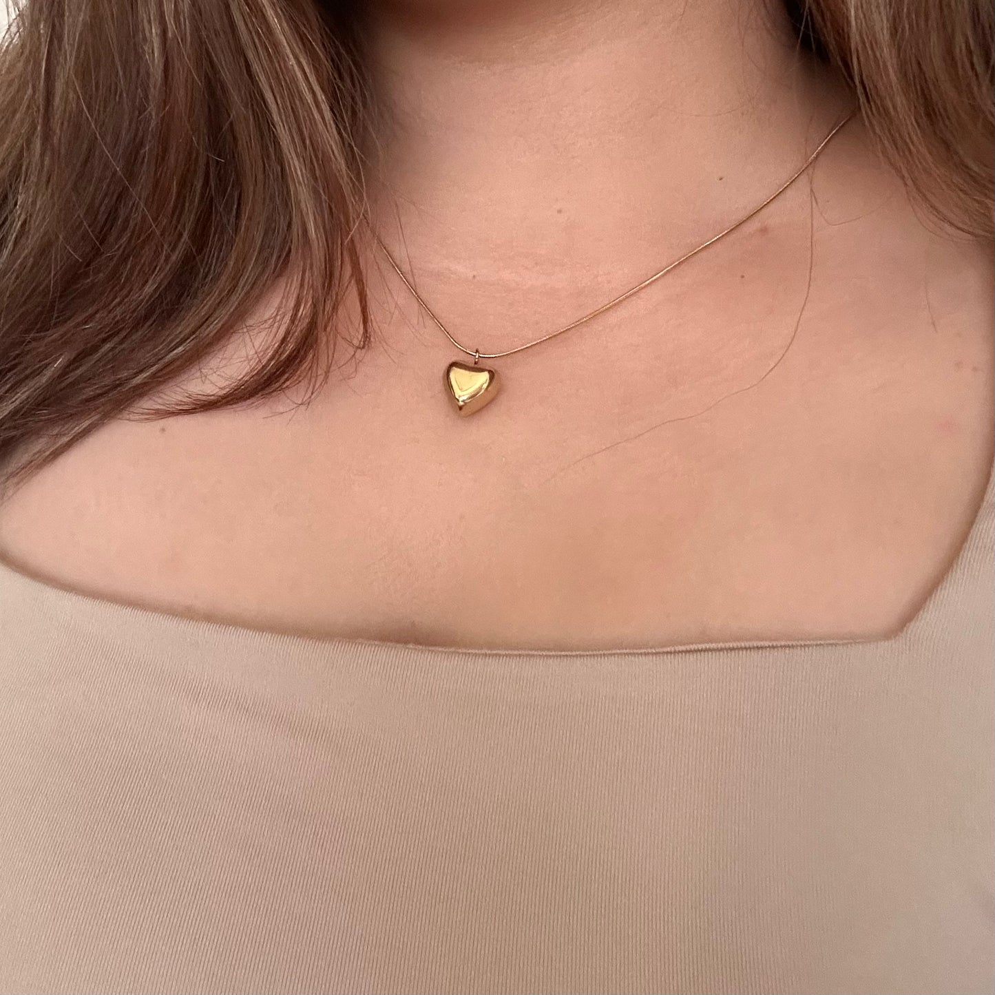 Subtle Heart Necklace
