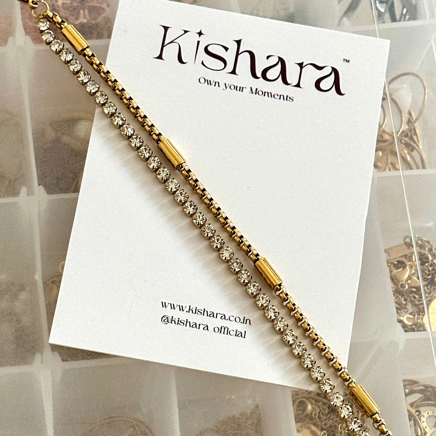 DIAMOND AFFAIR 2 LAYER BRACELET