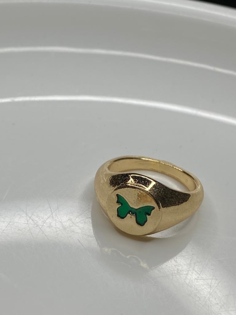 Butterfly gold ring