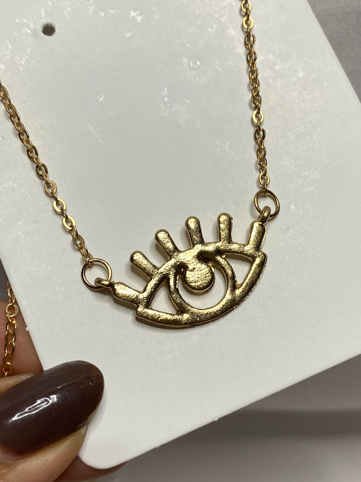 Evil eye og necklace