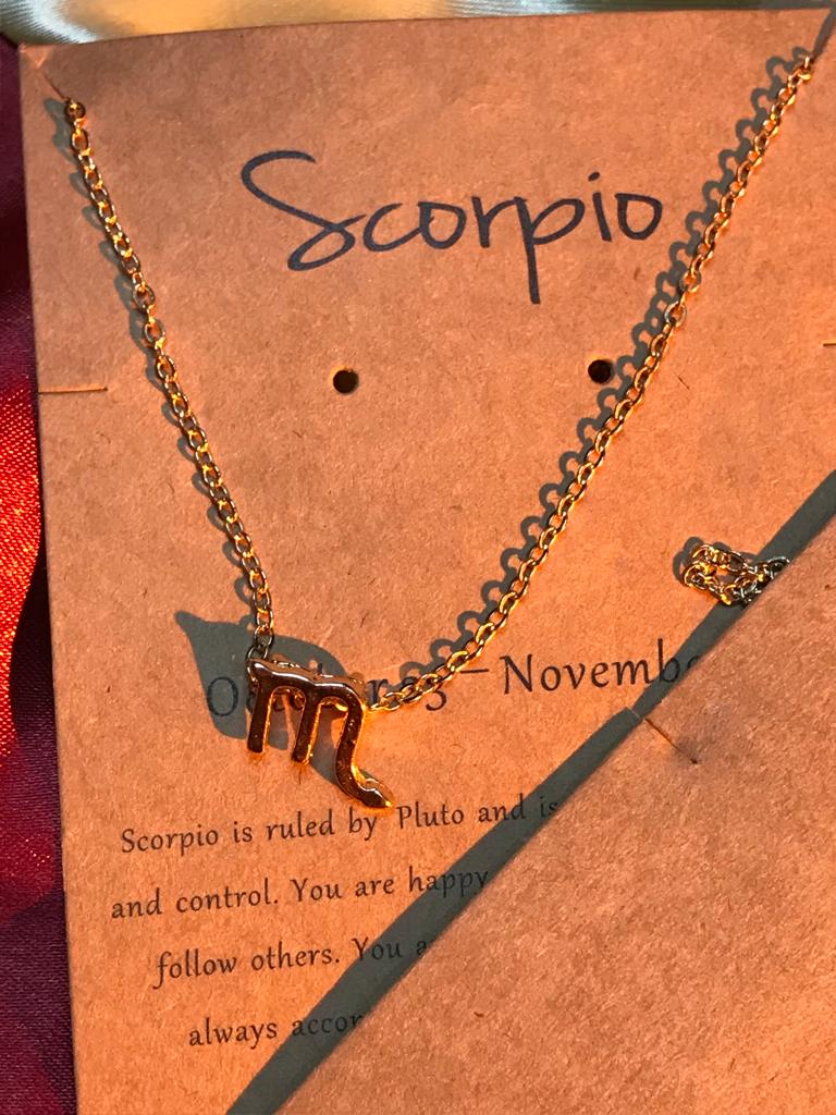 Birth signs necklace