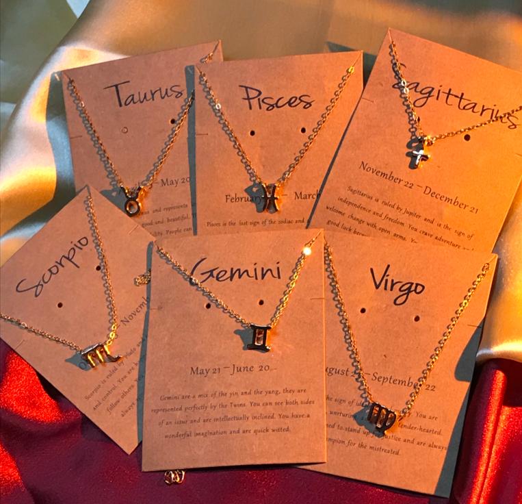 Birth signs necklace