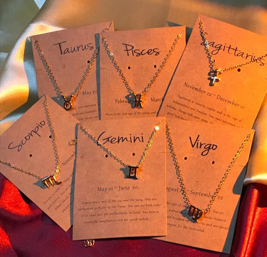 Birth signs necklace