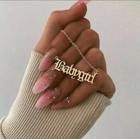 Babygirl necklace