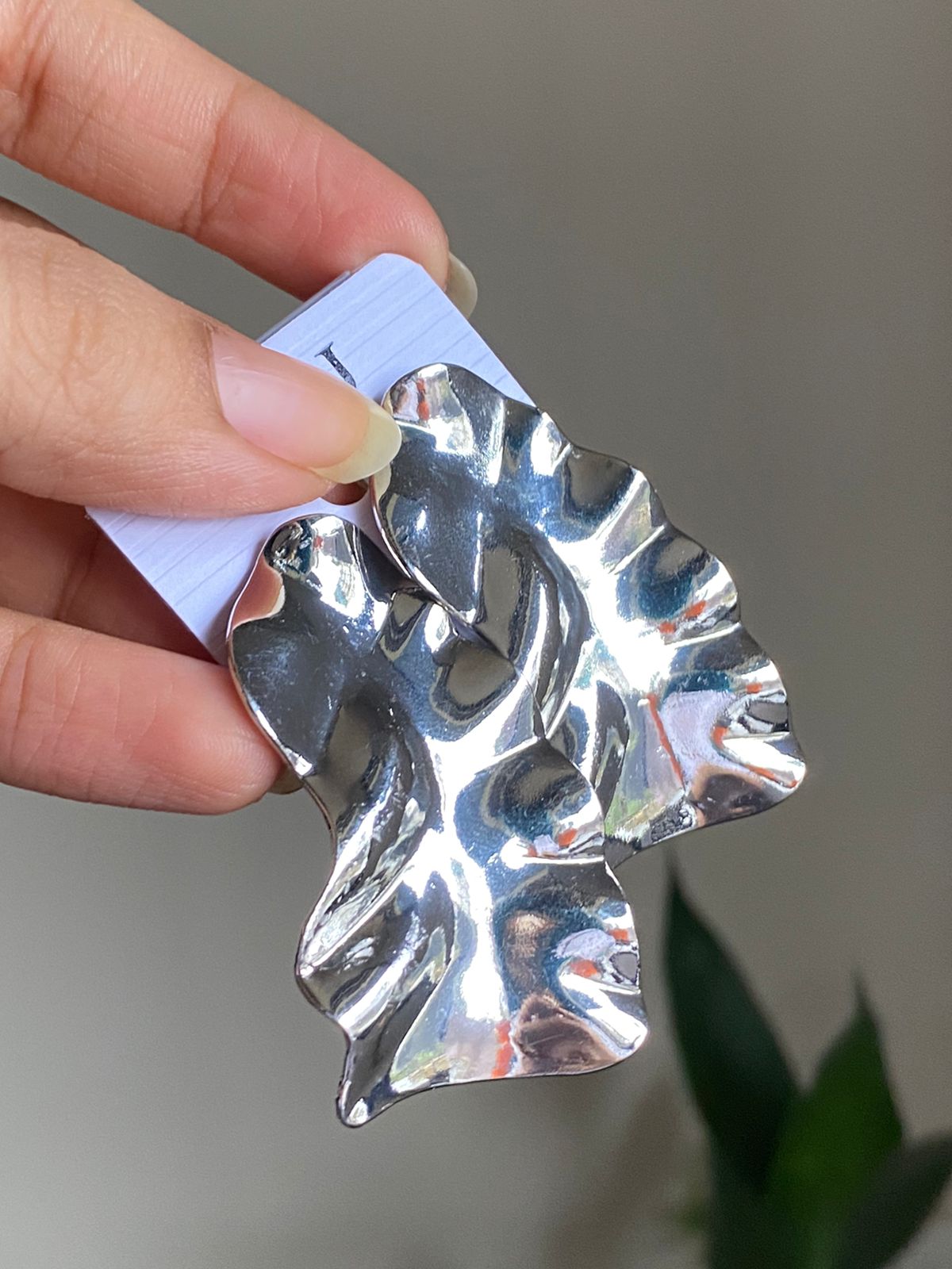 Leaf plate earing