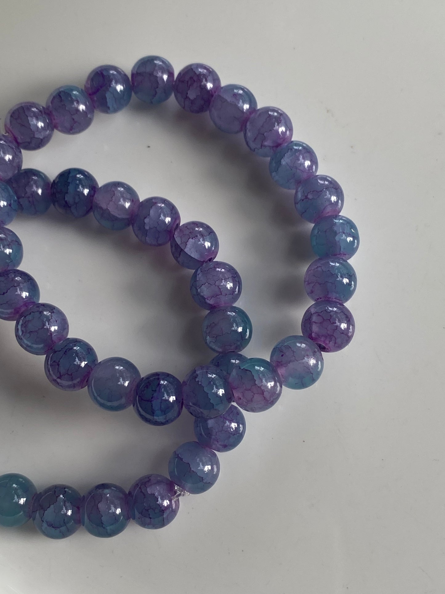 Purple Marble Bracelet