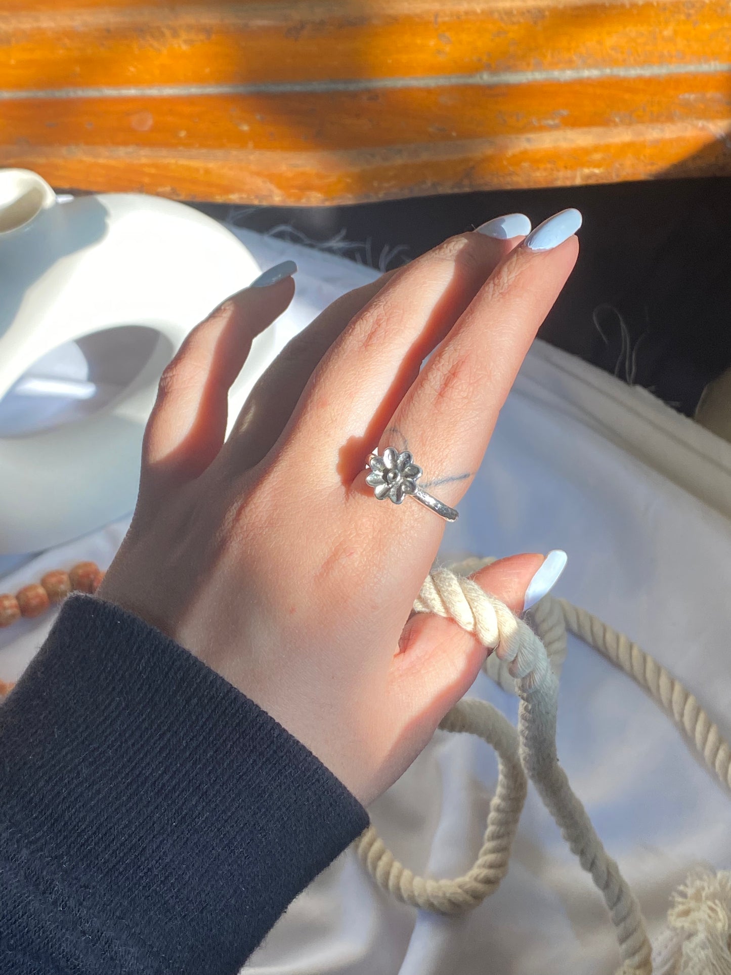 Natalie Boho Silver Rings