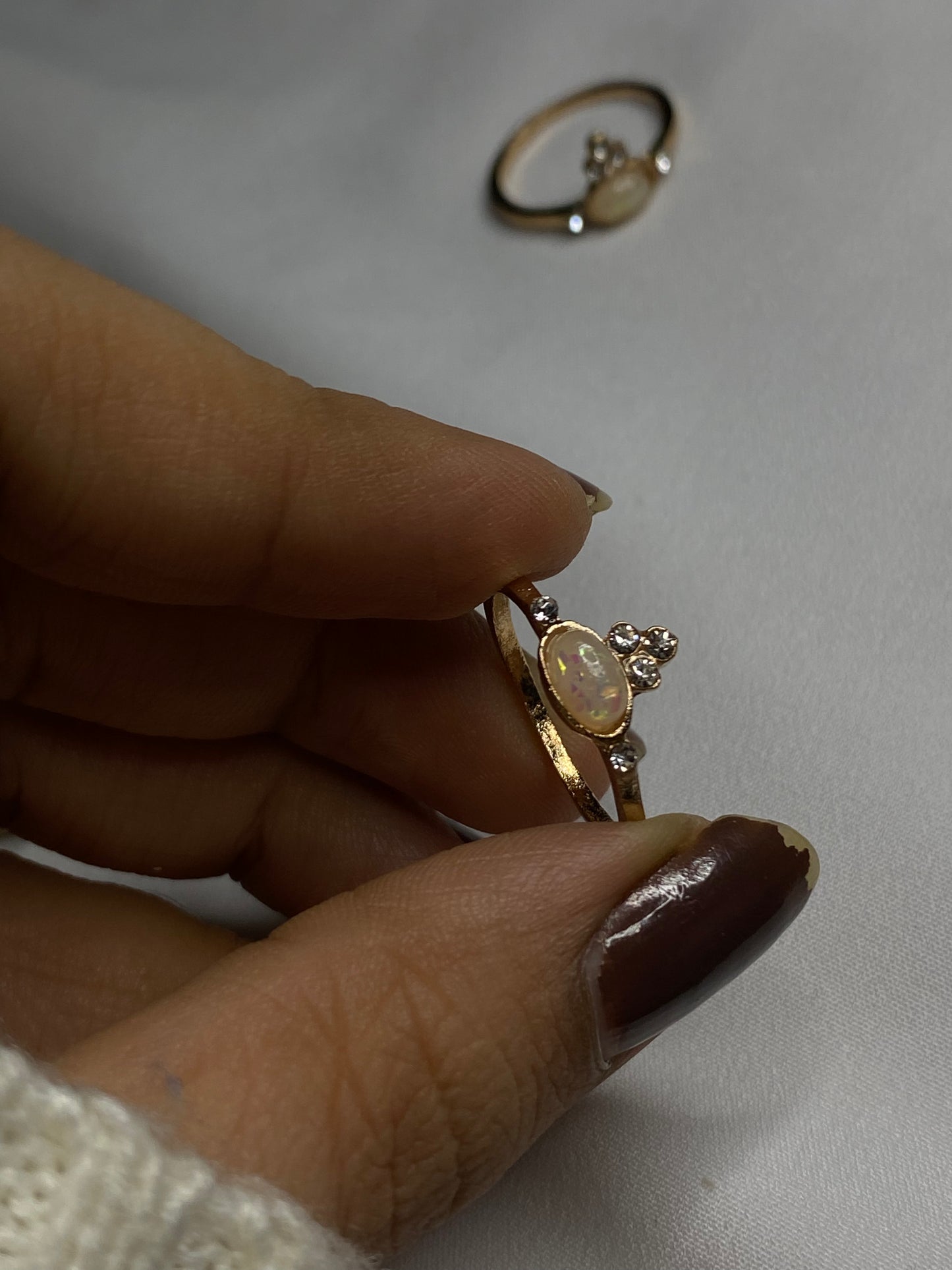 Crystal stone rings ✨