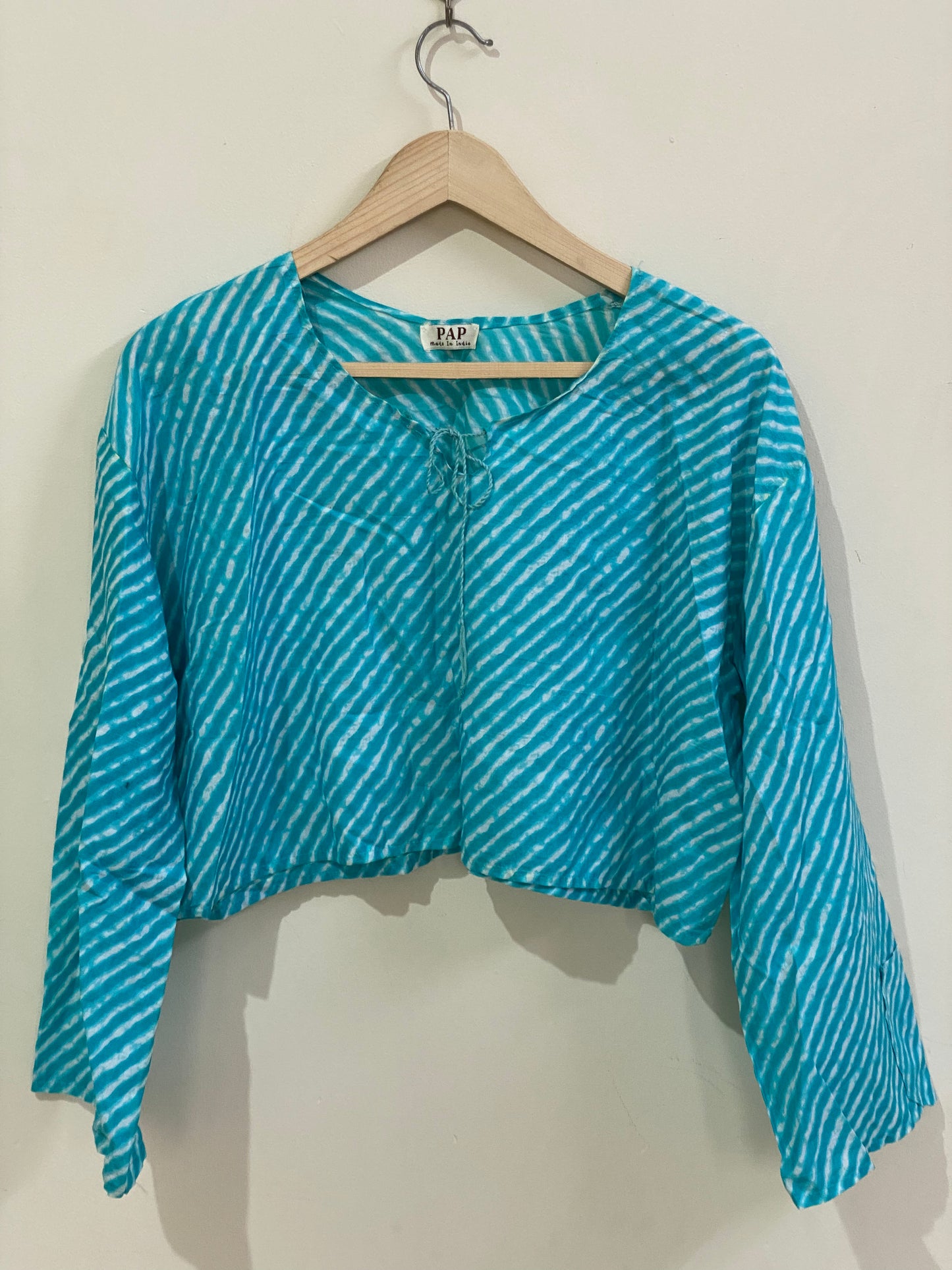 Boho Blue Top