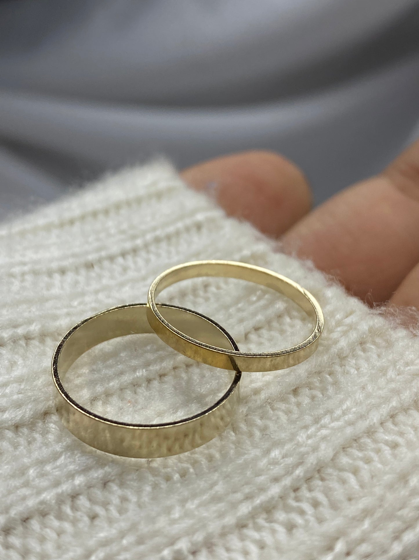 Classy gold rings