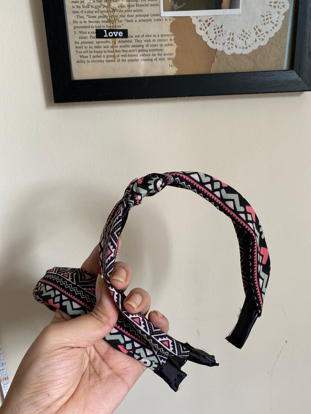 Indie print headband