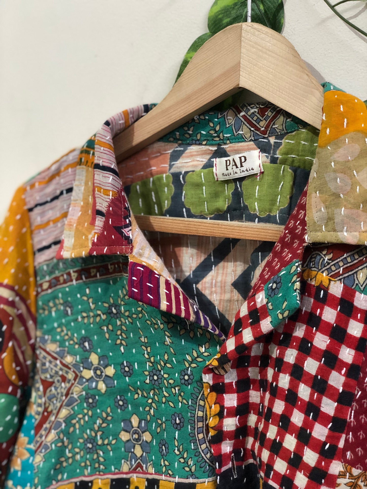 Patchwork Quilted crop Jacket