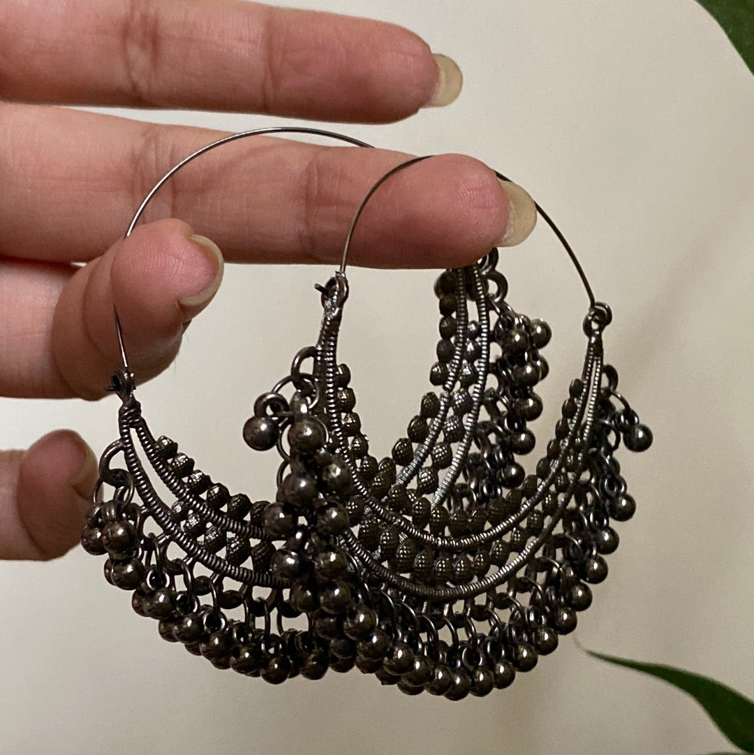 Chandbali hoops