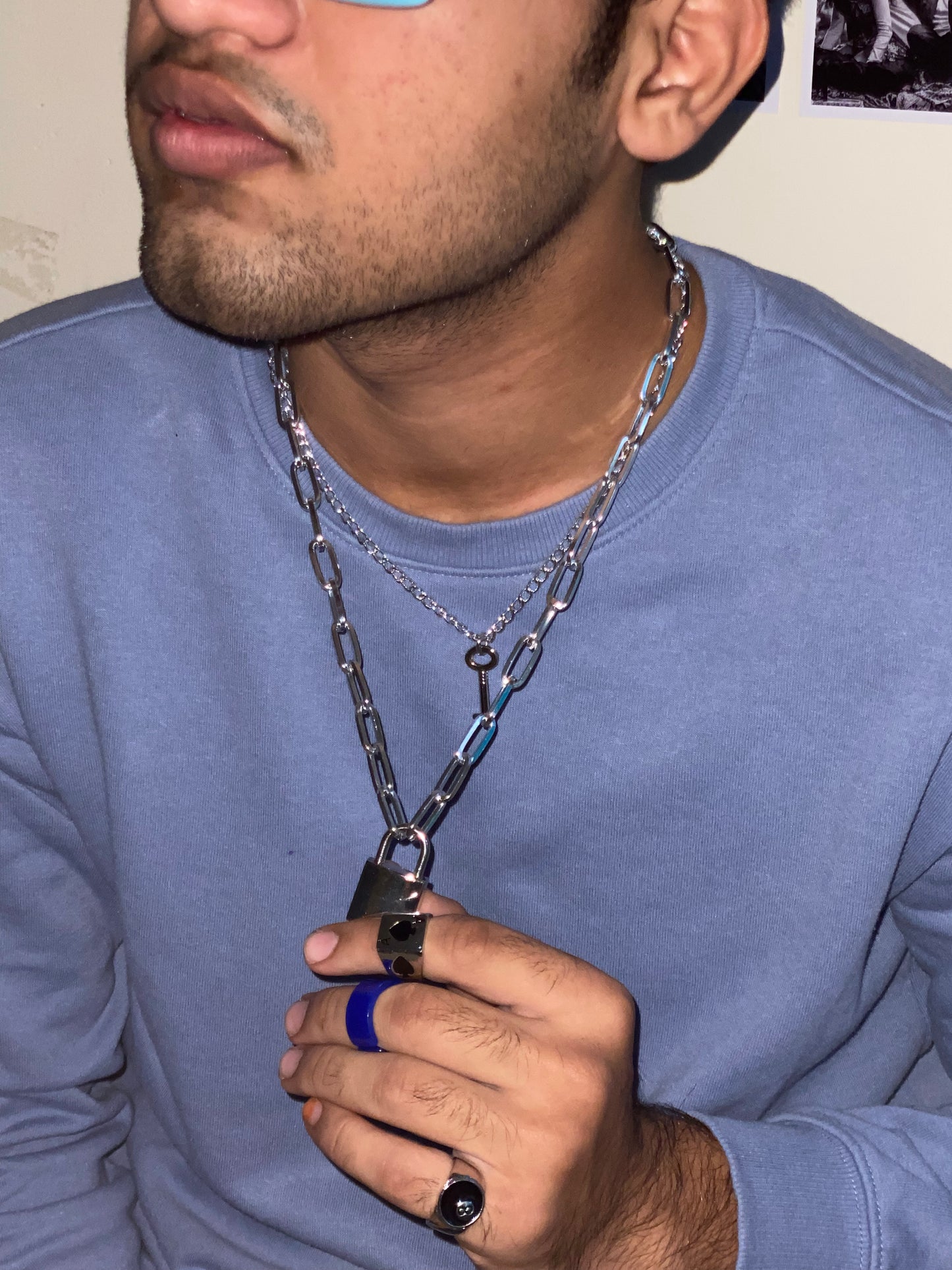 Lock and key chain