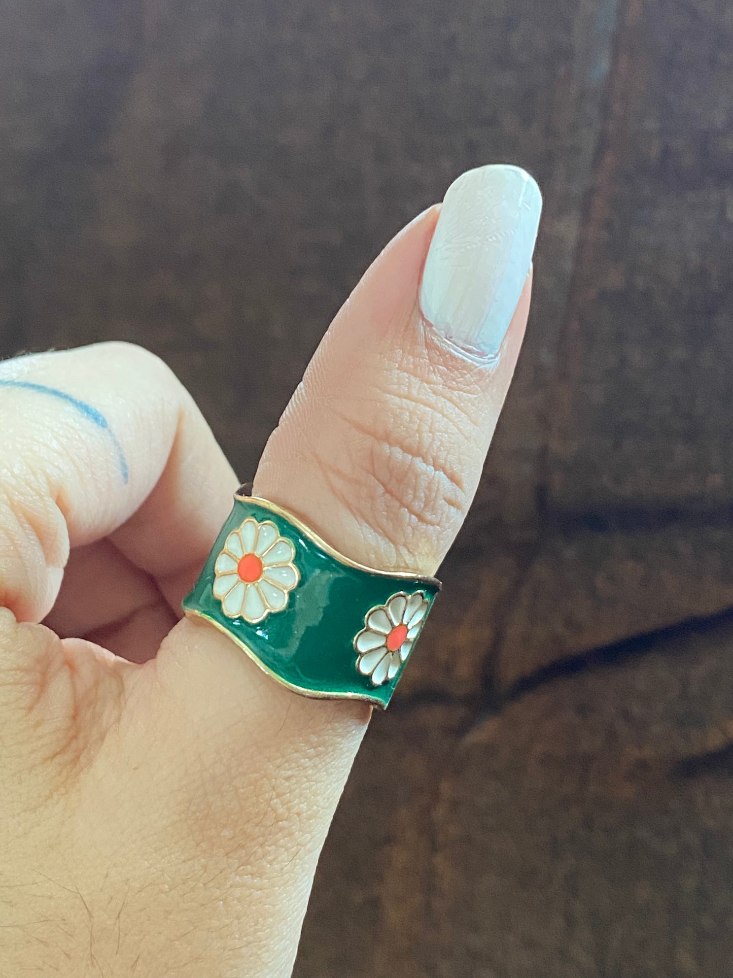 Green Unisex Ring