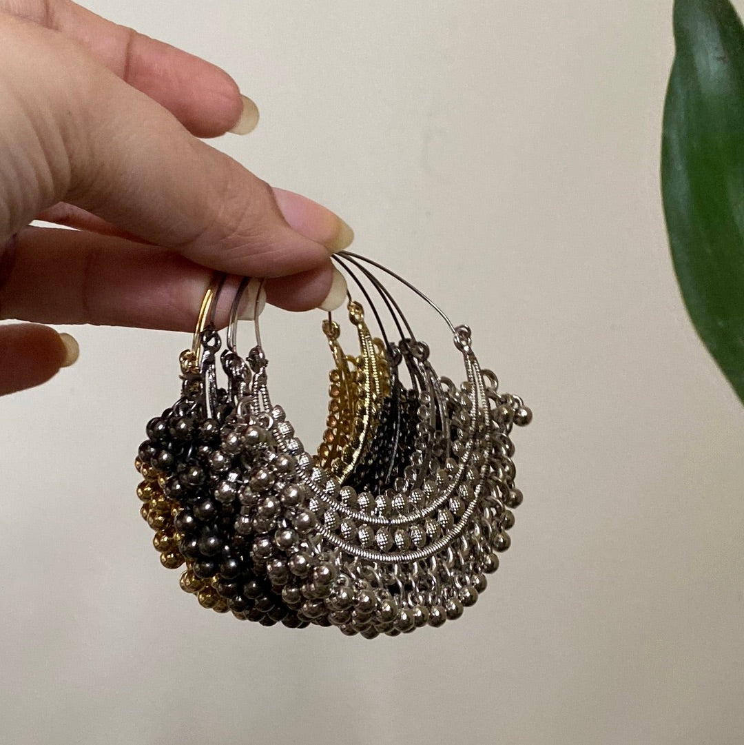 Chandbali hoops