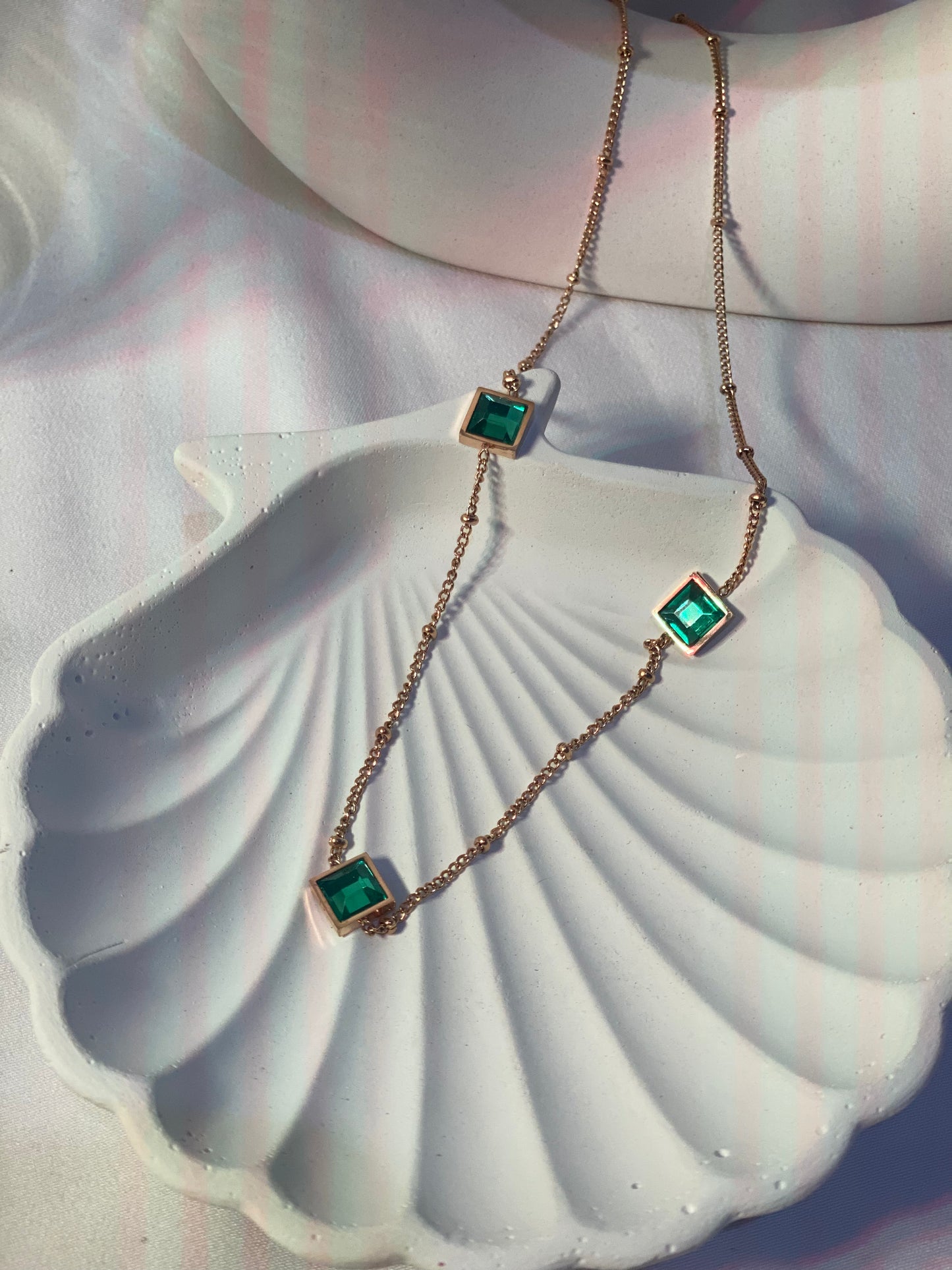 Claudia Emerald Necklace