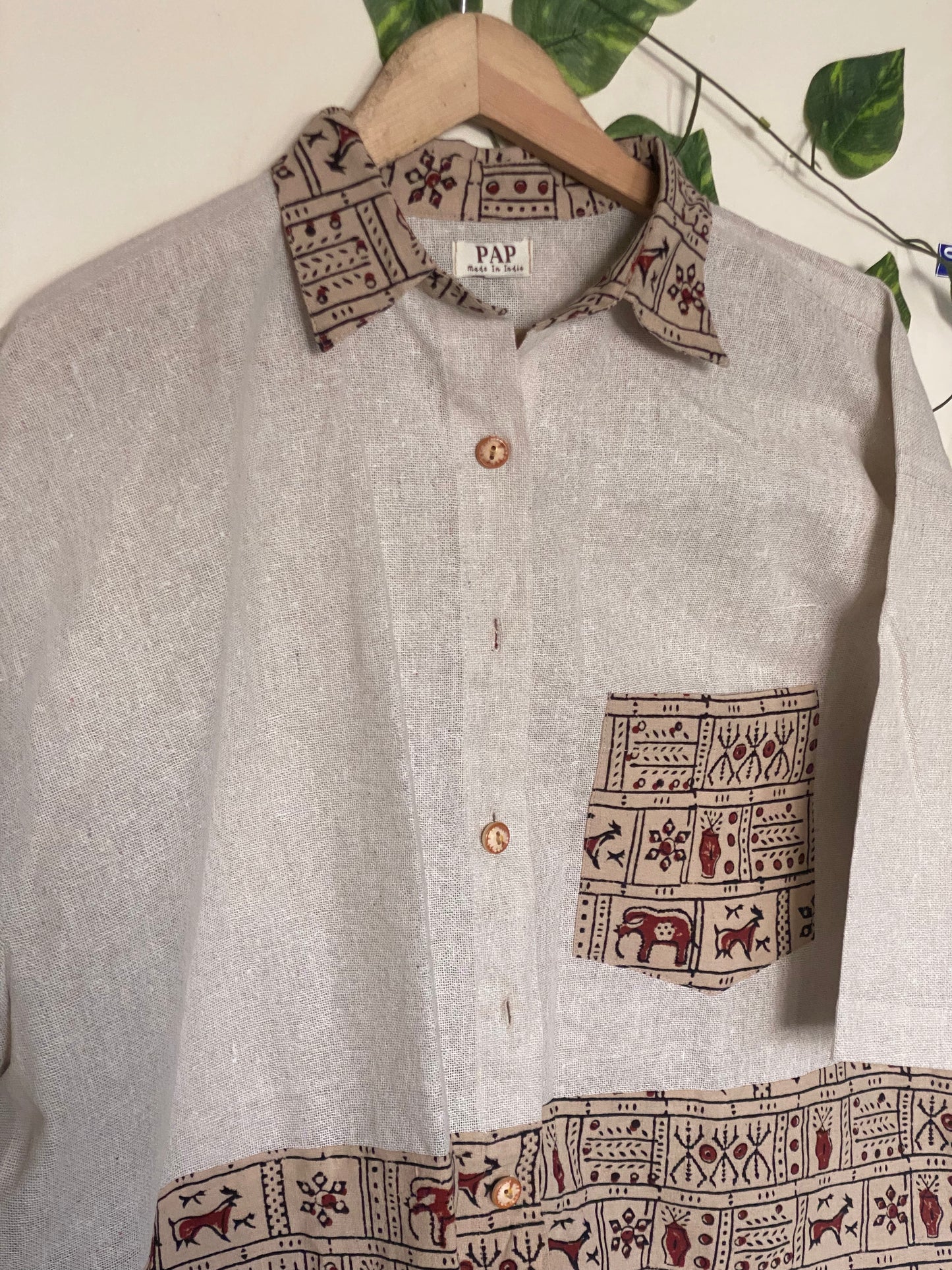Warli Half n Half Shirt
